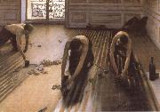 Gustave Caillebotte The Floor Strippers oil painting artist